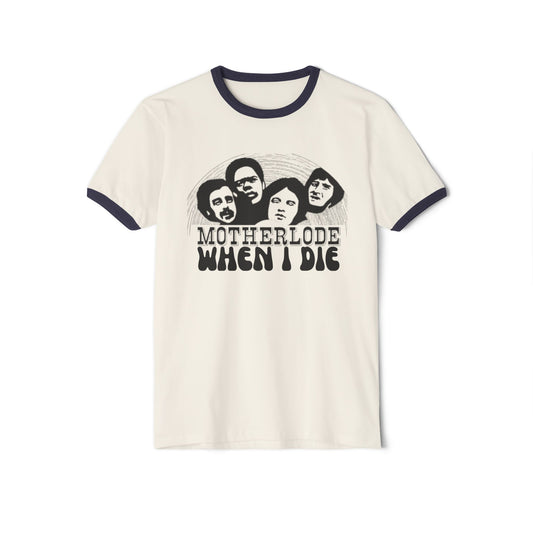 Motherlode "When I Die" Ringer T-Shirt — Retro Band Portrait Tee