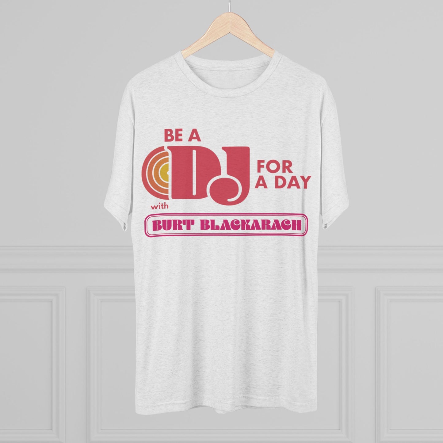 Be a DJ for a Day with Burt Blackarach T‑Shirt - Pastel Heather