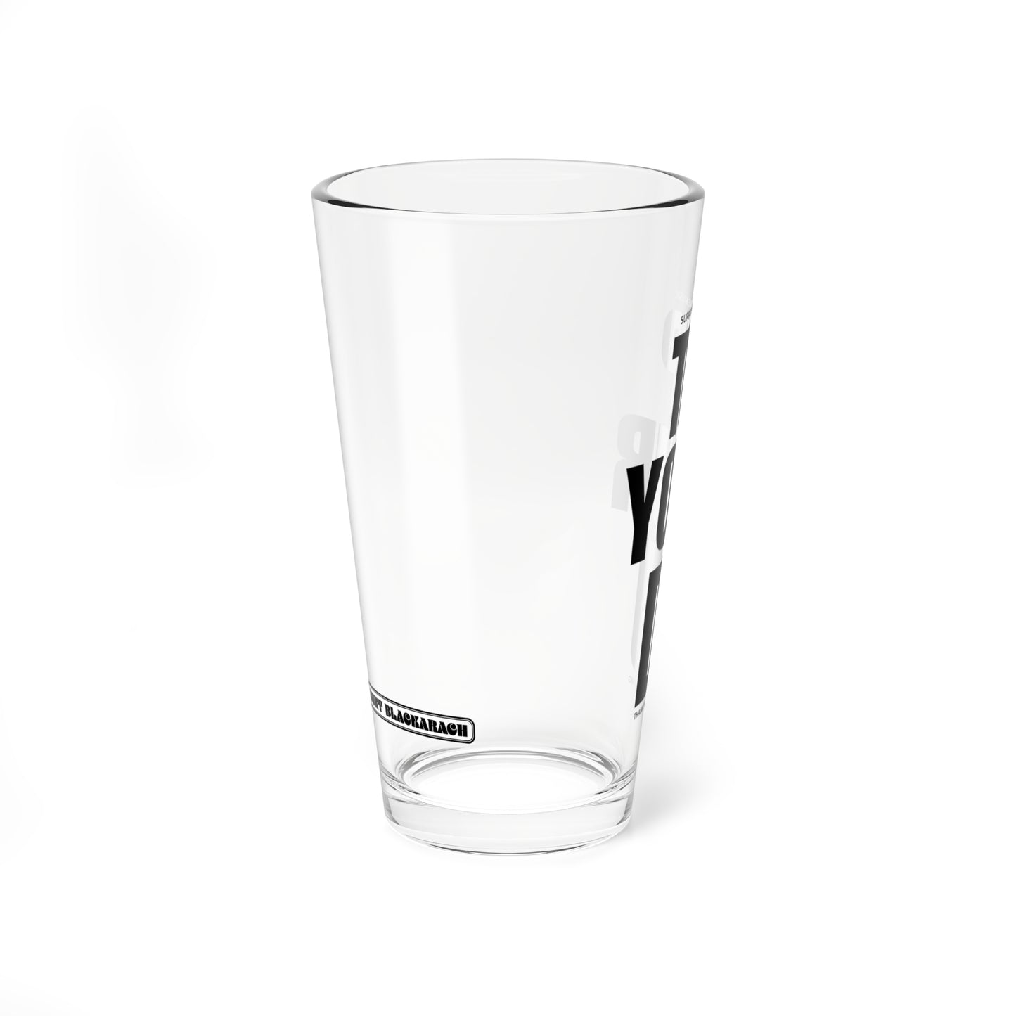 Tip Your DJ Pint Glass — 16oz Mixing Glass for DJs & Music Lovers