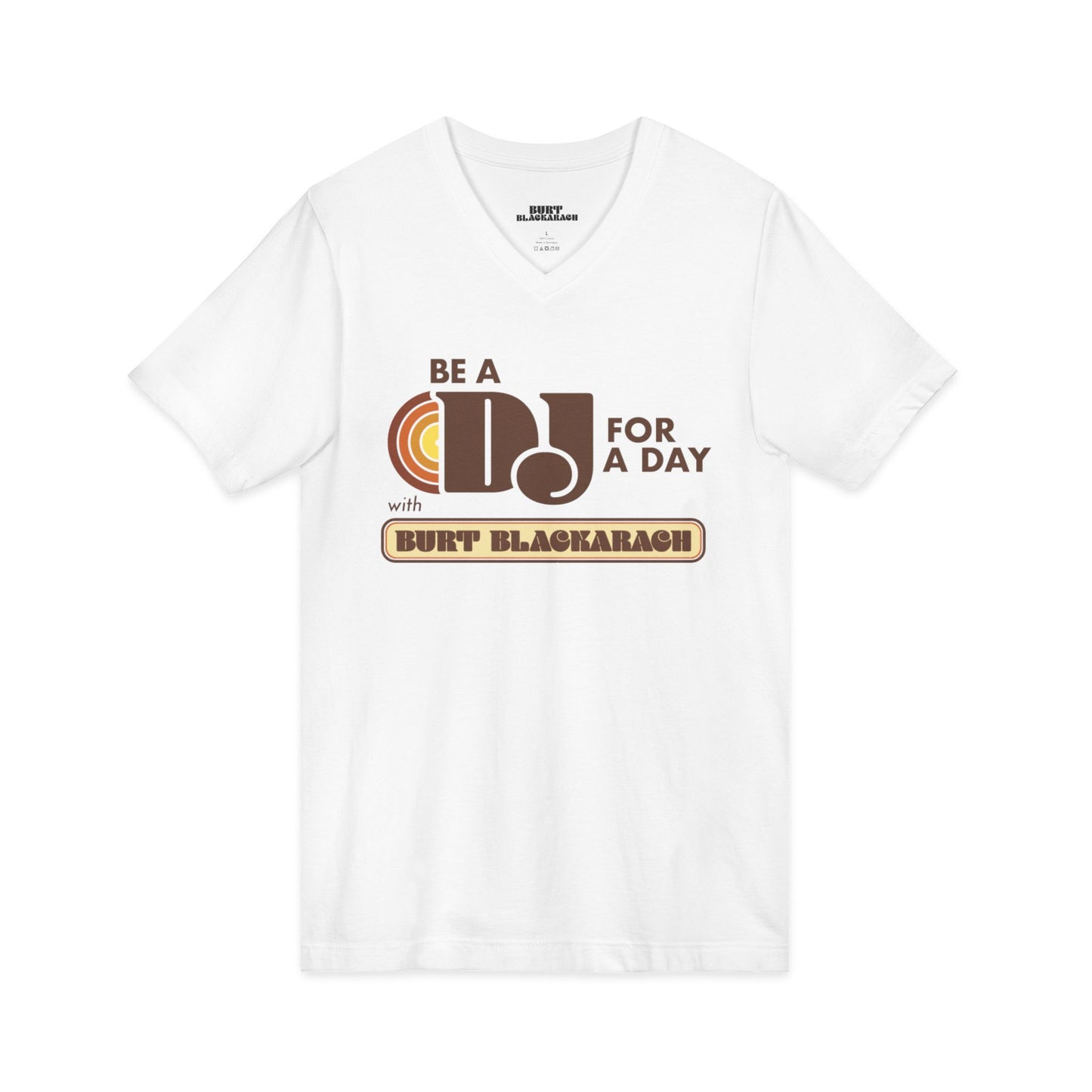Unisex Jersey Short Sleeve V-Neck Tee