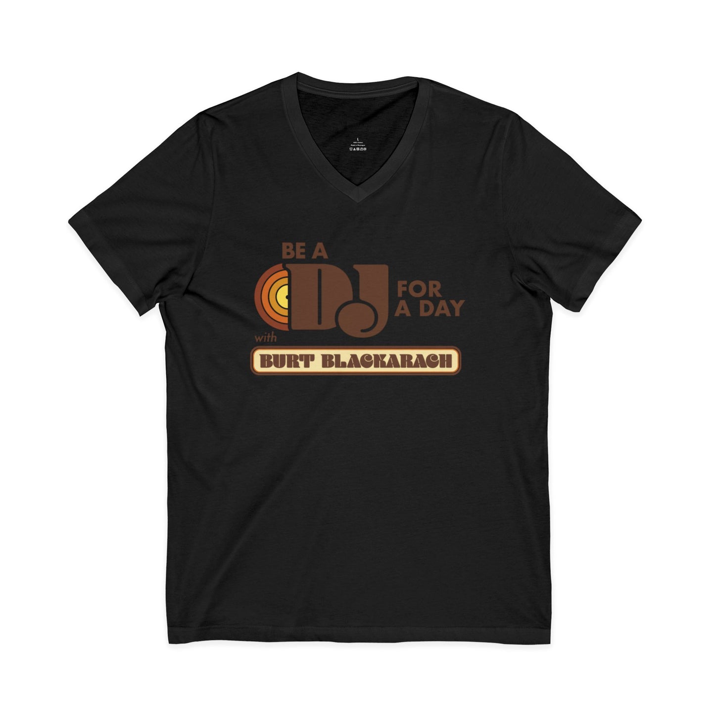 Unisex Jersey Short Sleeve V-Neck Tee