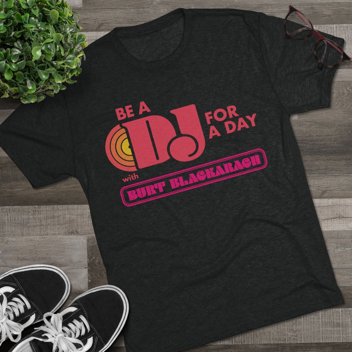 Be a DJ for a Day with Burt Blackarach T‑Shirt - Pastel Heather